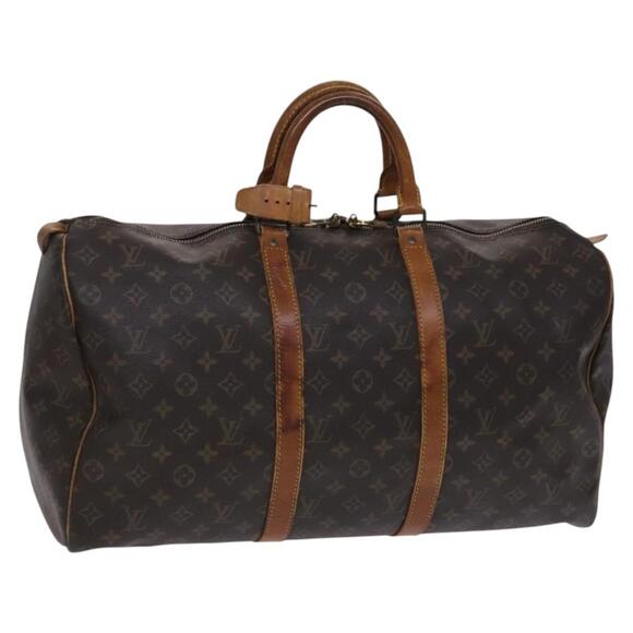 LOUIS VUITTON Monogram Keepall 50 Boston Bag M41426 - Picture 1 of 16